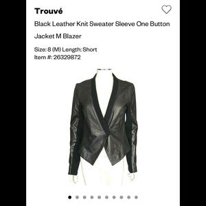 Trouve Leather Jacket